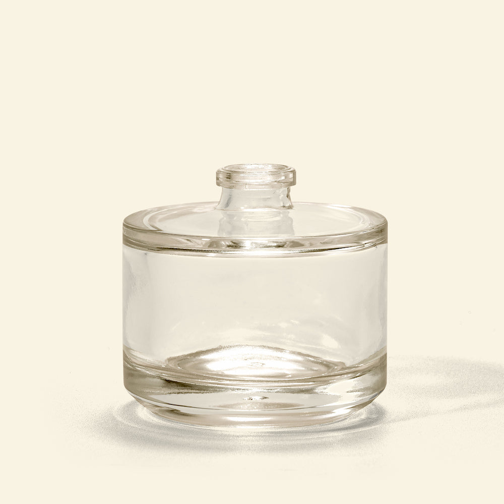 30ml Ombre Perfume Bottles with Gold Spray & white spherical Cap