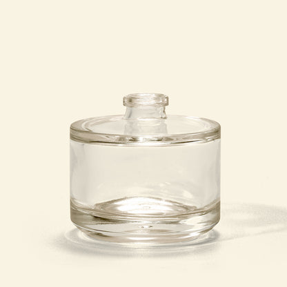30ml Ombre Perfume Bottles with Gold Spray & white spherical Cap