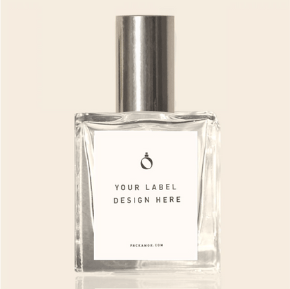 30ml Small Perfume Bottles (Victor) with Silver Perfume Tops - Silver Perfume Cap (Medium) and Silver Perfume Spray Pump (100mcl Easy Crimp)
