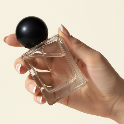 Perfume Bottles Wholesale - 30ml Victor + Black Spherical/Round Top