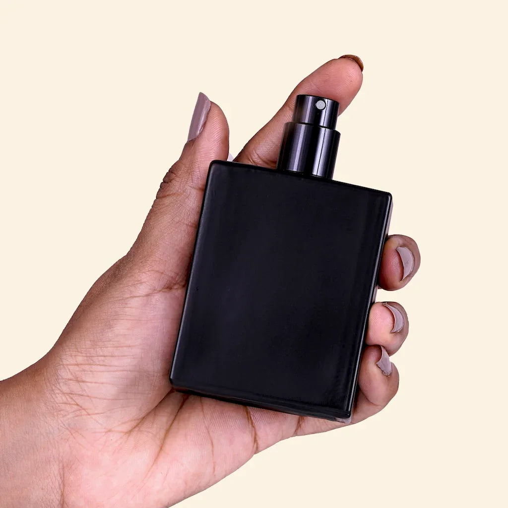 50ml Perfume Bottles Wholesale - Black Victor + Black Top, Empty Perfume Bottles India