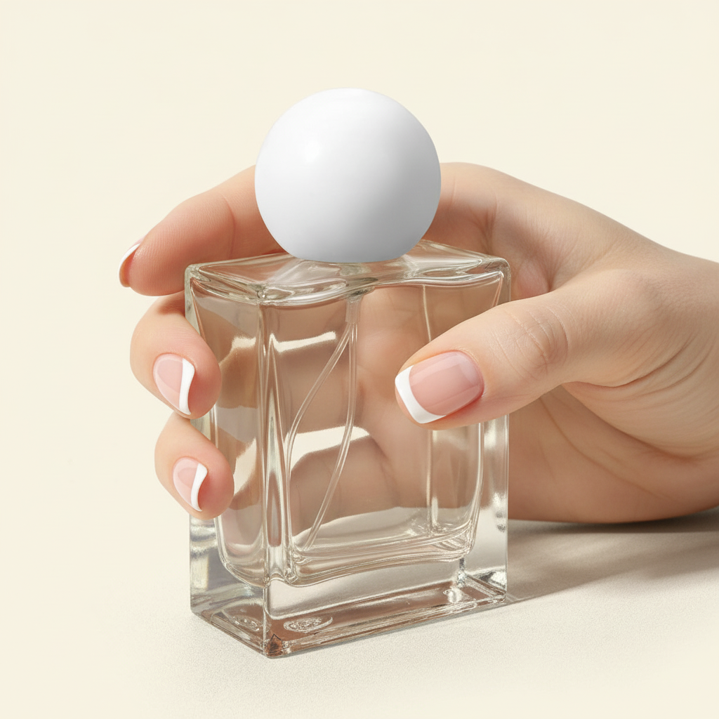 Perfume Bottles Wholesale - 30ml Victor + White Spherical/Round Top